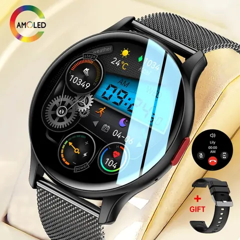 Смарт-часы SENBONO мужские с Bluetooth, 100 + спортивными режимами