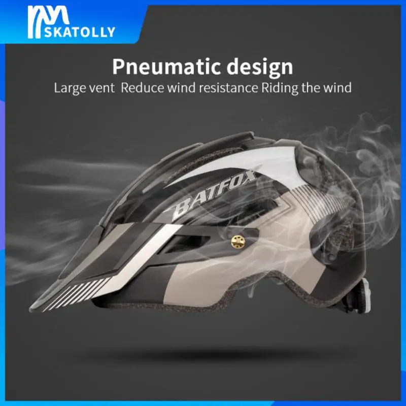 

Mountain Bike Helmet With Headlight Bicycle Helmet Skateboard Helmet Riding Sports Anti-collision Cap Safety Cycling Equipment
