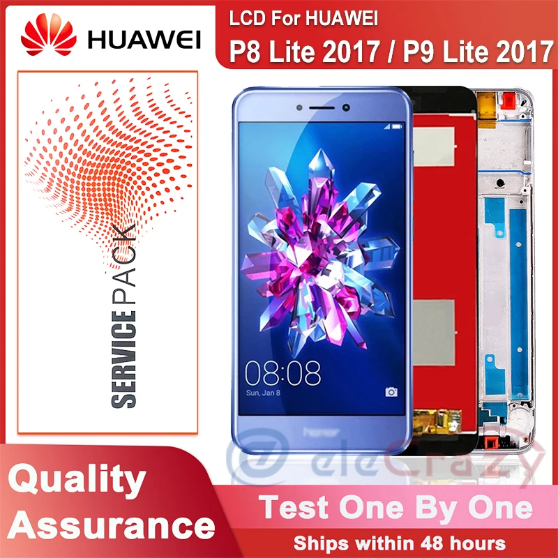 

Original 5.2" IPS LCD display for Huawei P8 Lite 2017 LCD touch screen digitizer assembly For P9 Lite 2017 PRA-LA1 PRA-LX1 LCD