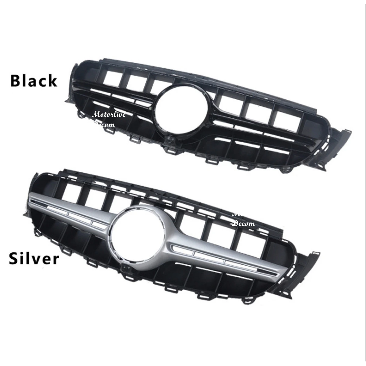

1pc Silver Front Bumper Grille For Mercedes Benz W213 E63 E200 E300 E400 2016-19