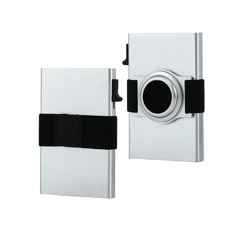 New Airtag Metal Card Case Aluminum Alloy Card Case RFID Blocking Hot Selling