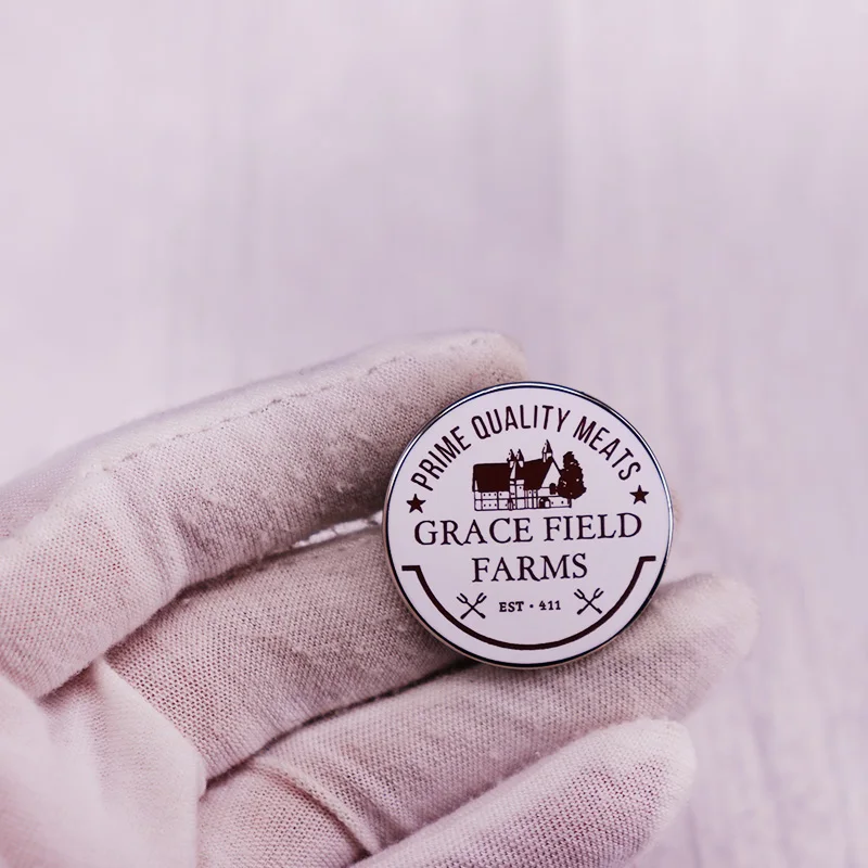 The Promised Neverland Grace Field House эмалированная брошь джинсовая куртка с лацканами