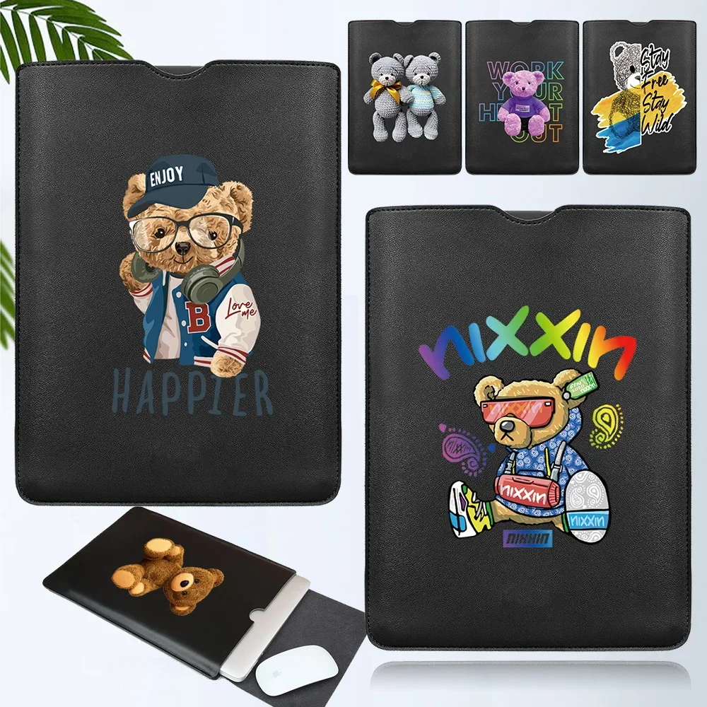 Сумка для ноутбука Macbook Air Pro 13 15 2020 кожаный чехол-подставка Huawei Dell 11 3 14 дюймов