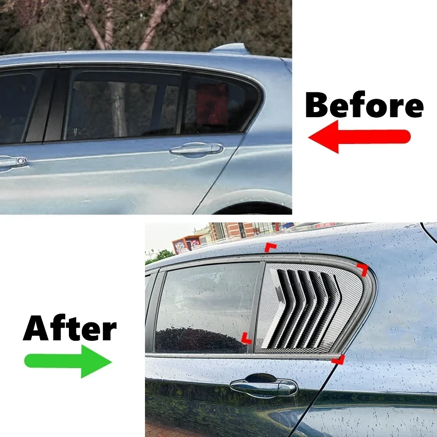 Жалюзи заднего бокового окна автомобиля вентиляционные отверстия декоративная