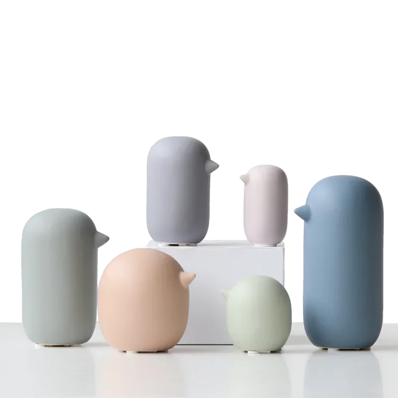 Статуэтки керамические птицы набор из 6 штук