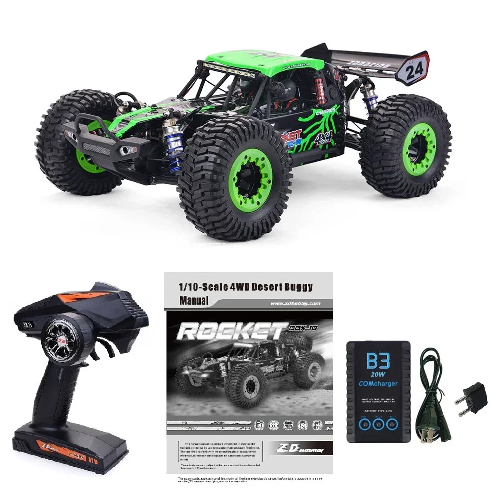 ZD Racing ROCKET DBX-10 1/10 RC Car Desert Truck 4WD RTR Рама дистанционного управления Внедорожный багги