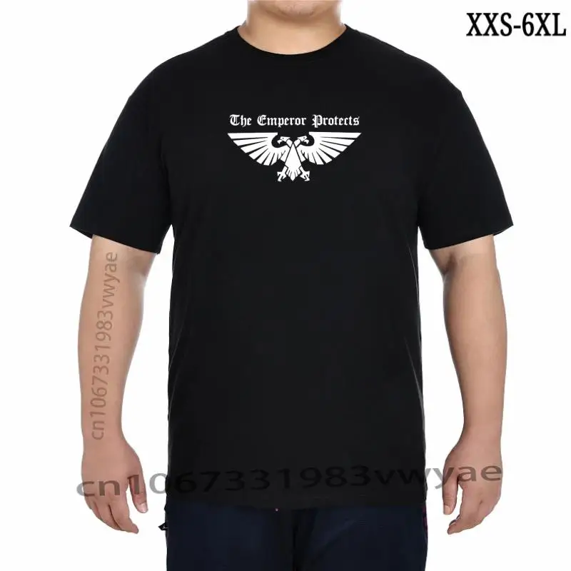 

Футболка с изображением синей планеты, Красная футболка с изображением императора защищает мужчин, модная мужская футболка с коротким рукавом