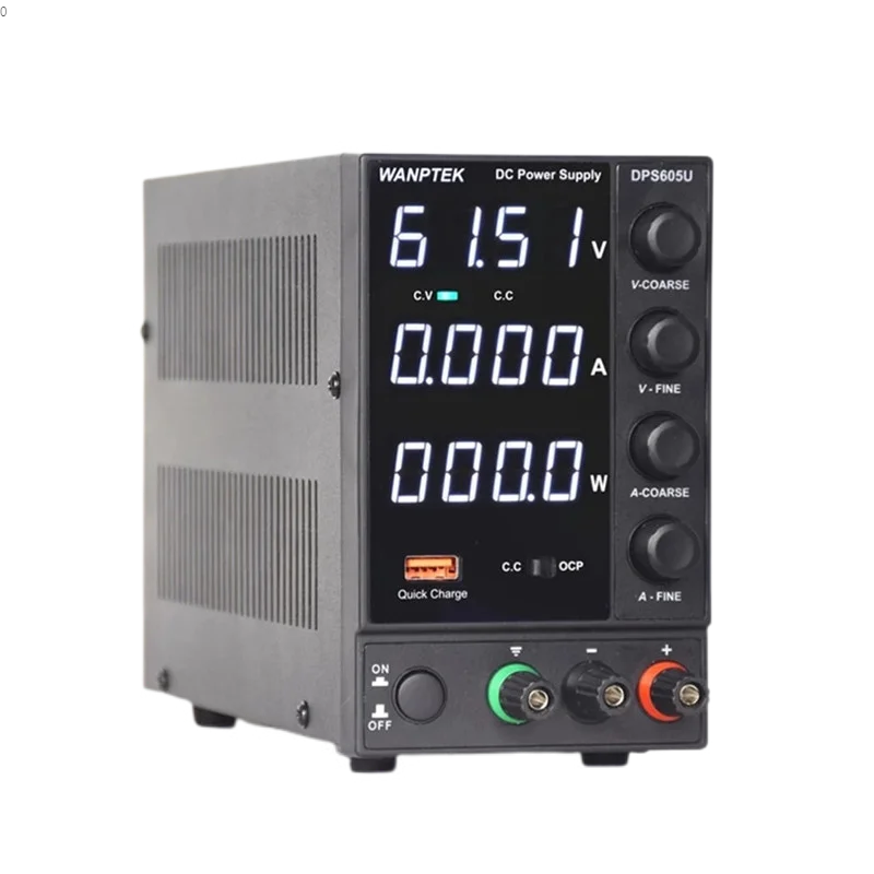 Wanptek Регулируемый источник питания постоянного тока 30 в 10 А USB цифровой Настольный лабораторный стабилизированный регулятор напряжения переключатель питания