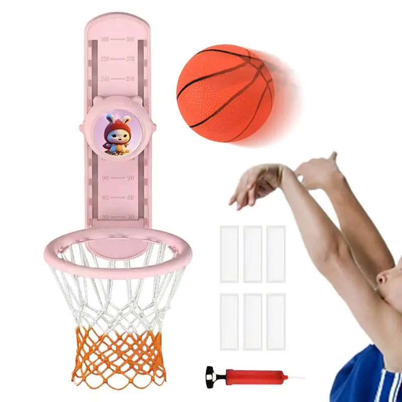 

Kids Touch High Jump Voice Counter High Jump Training Equipment With Basketball Hoop Kids Voice Broadcast Jump Training