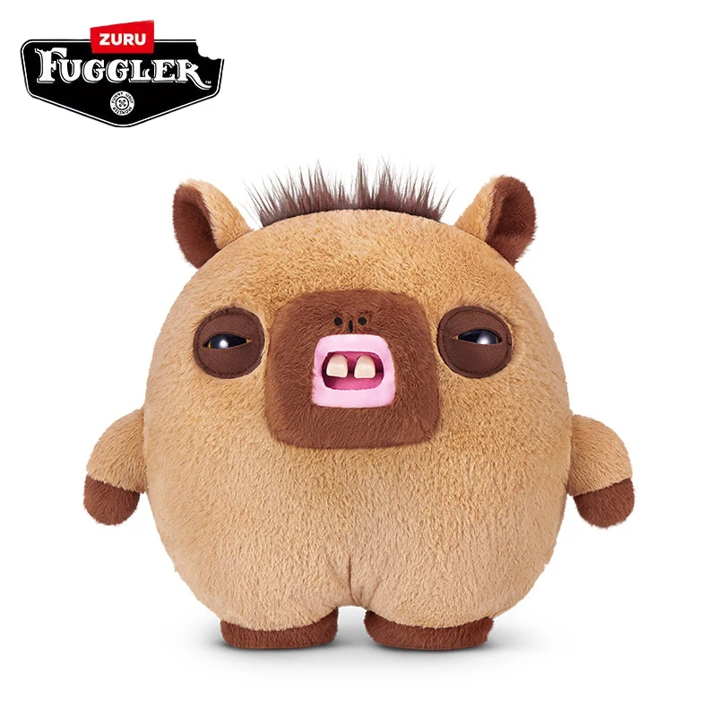Фото Плюшевая круглая игрушка Fuggler Chunky Fuggs, серия Big Fugg, уродливый милый монстр с зубами, забавный подарок для детей на день рождения, 38 см №1