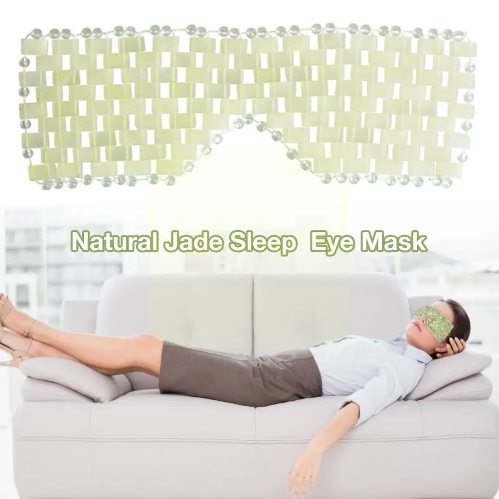 

Natural Jade Stone Eye Cooling Jade Sleep Eye Anti Jade Therapy Massager Stress Relaxation Relieve Shade Cover Ag R6s0
