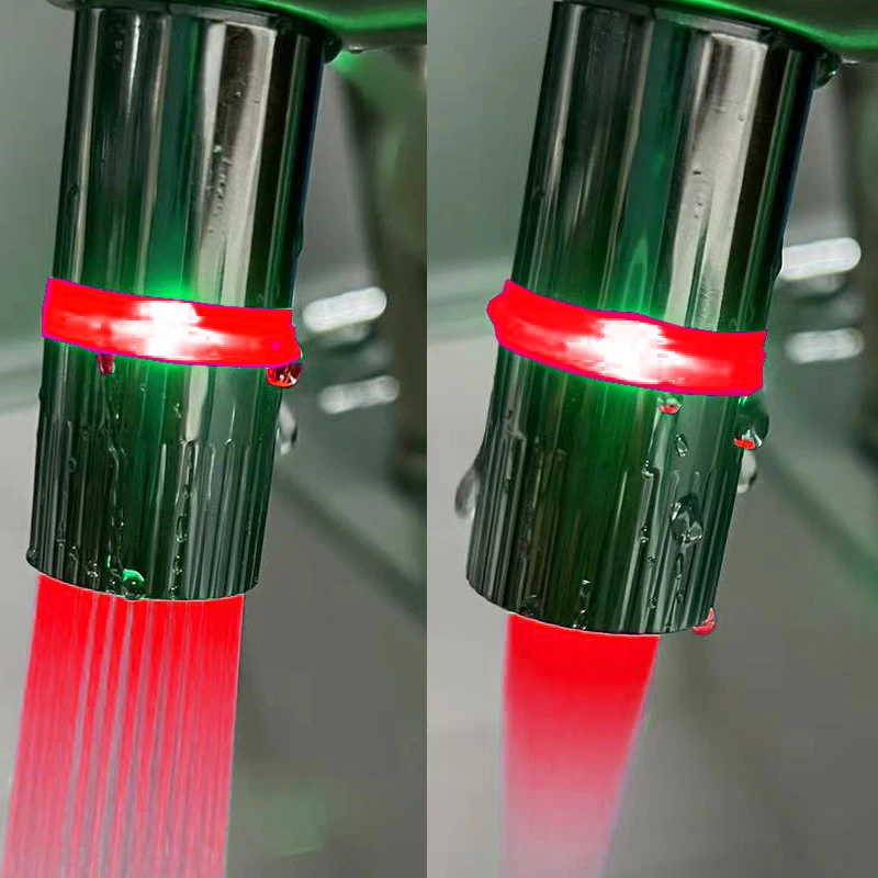 Светящийся в воде светодиодный аэратор светильник душа