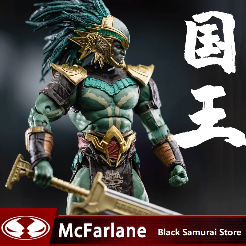 

Original McFarlane Mortal Kombat 2 Kotal Kahn 7Inch Collectible figurines Game Anime Action Figure Model Toys