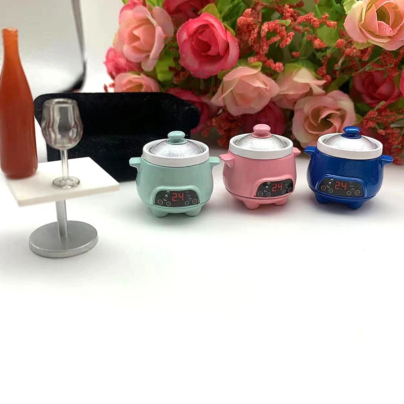 

Kids Kitchen Toys Simulation Electric Rice Cooker Interactive Toy Mini Kitchen Food Pretend Play House Role Playing Accessorie