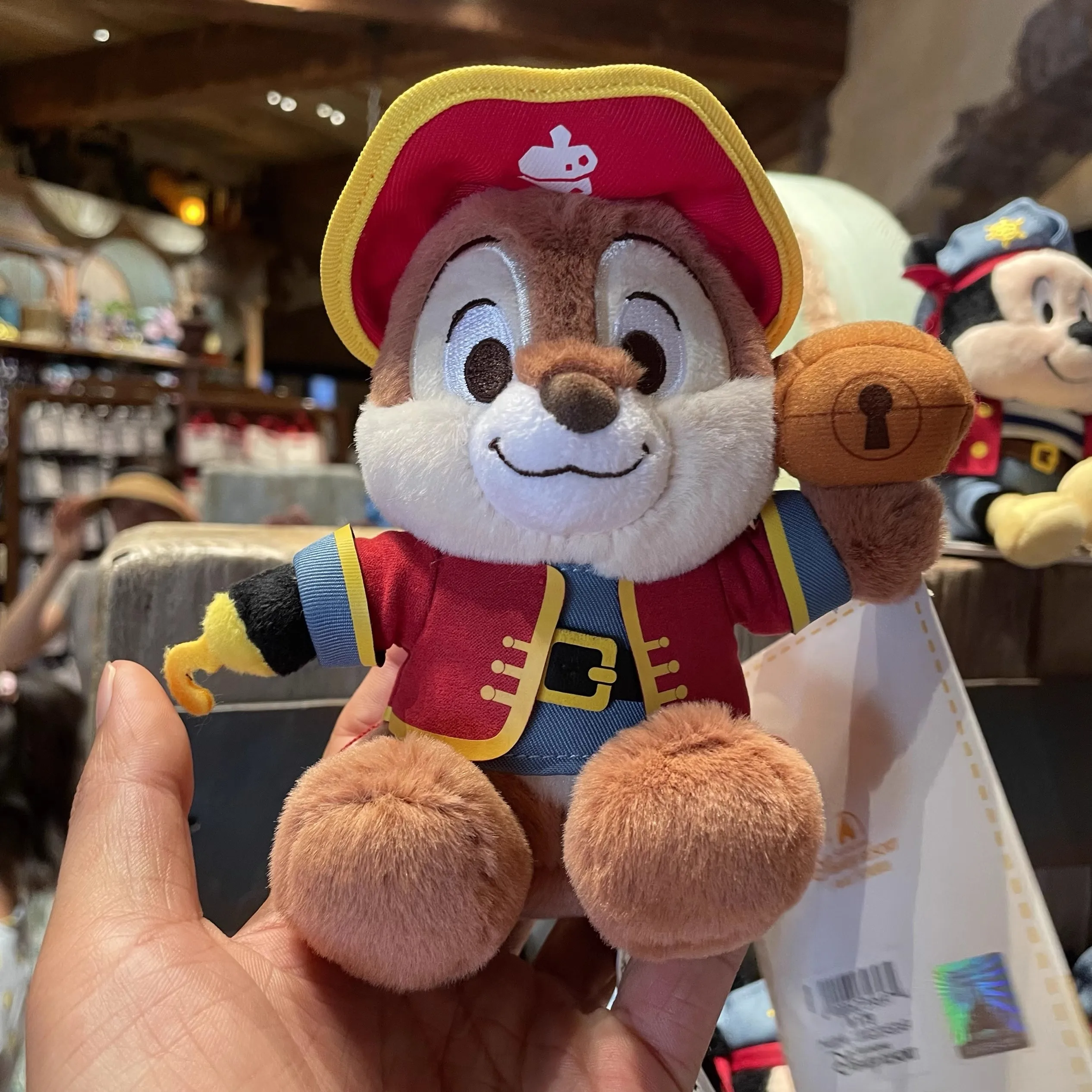 Shanghai Disneyland плечевые сидящие плюшевые игрушки Микки Маус чип н Дейл куклы мини