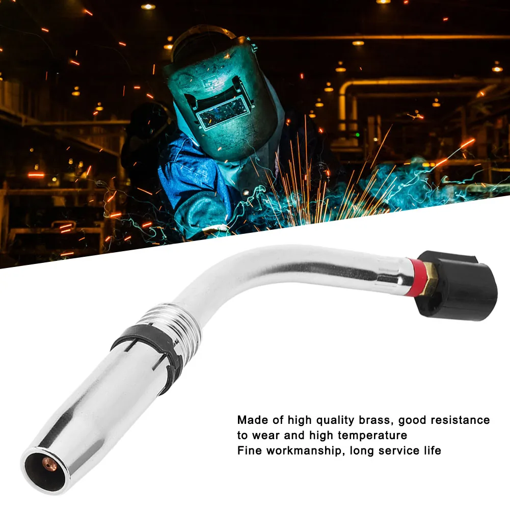 Для сварочной горелки Binzel 36 KD Swan Neck Brass MIG Gun с лебединой шеей используются