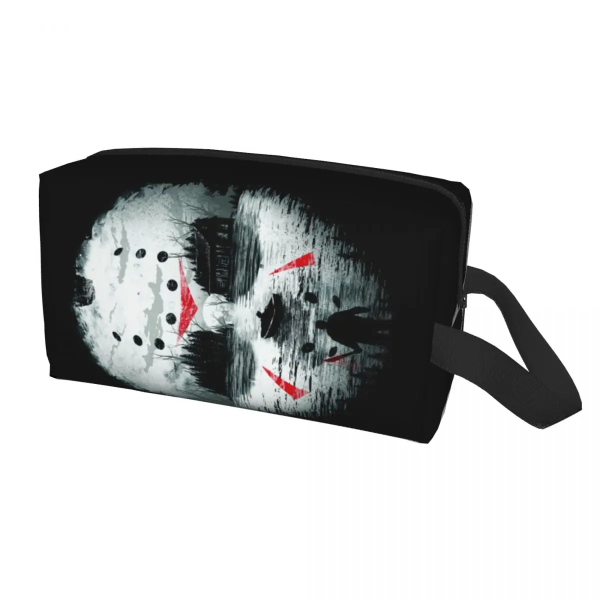 

Косметичка с персонажами фильма «ужасы» на заказ, косметичка для Хэллоуина, Женский органайзер для косметики, коробка для хранения косметики