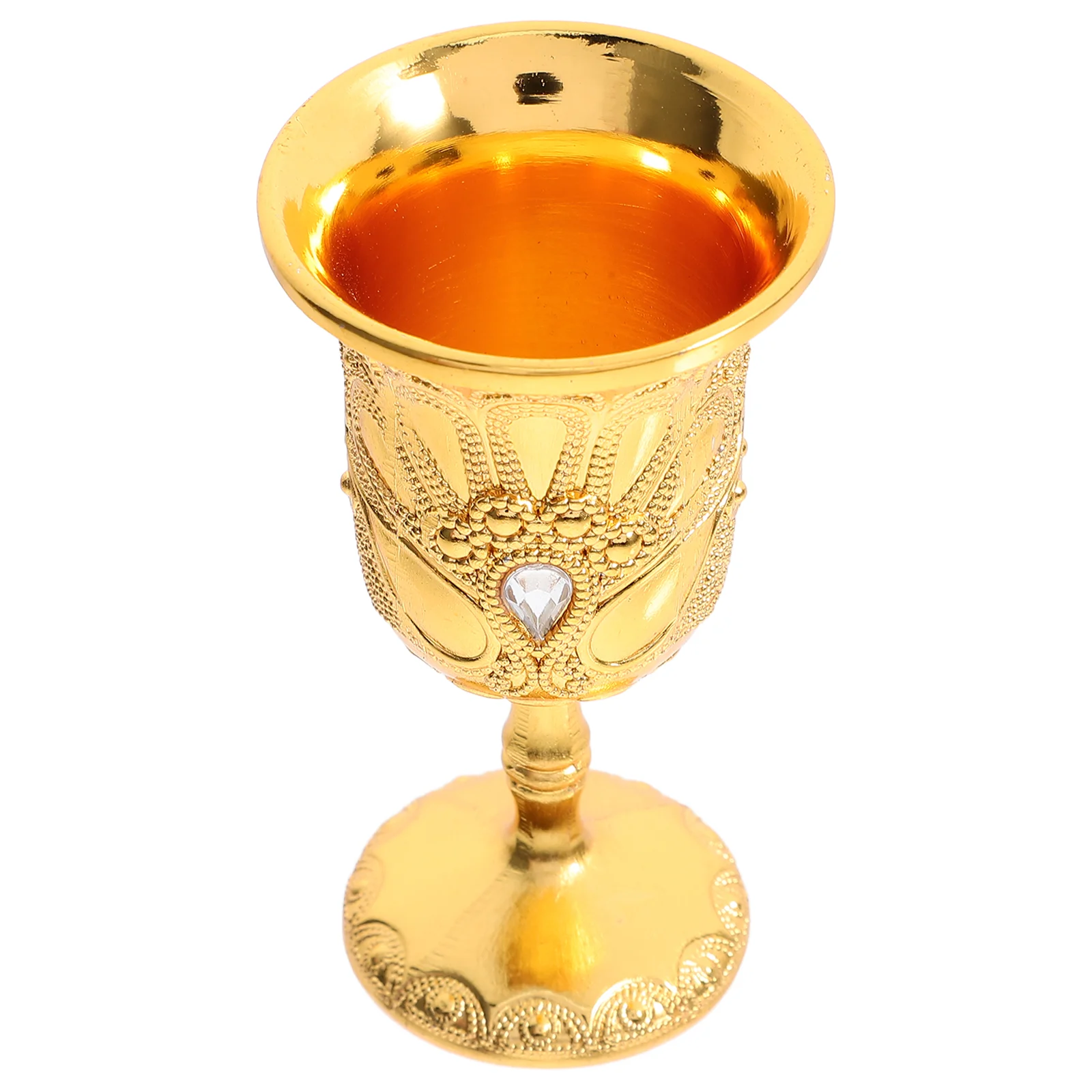 Бокал стакан винтажные средневековые бокалы очки домашние нежные медные ретро