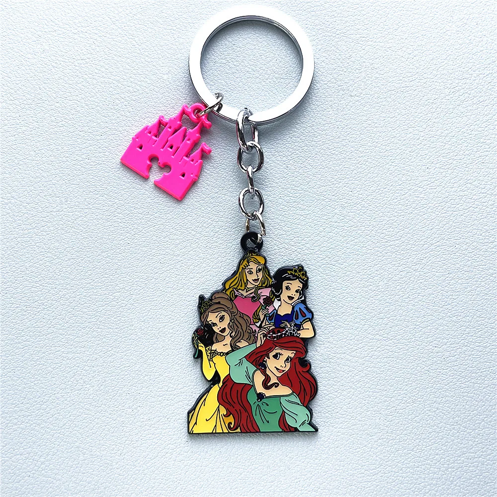 Металлический брелок с героями мультфильма маленькая русалочка