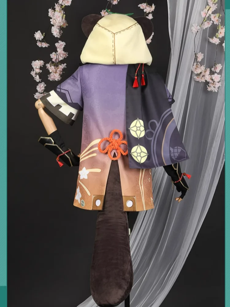 Костюм для косплея Sayu из игры Genshin Impact Женский костюм карнавала или Хэллоуина