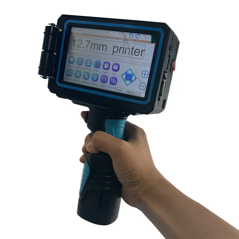 Новый портативный мини-струйный принтер 12 7 мм 600 точек на дюйм печать высокой