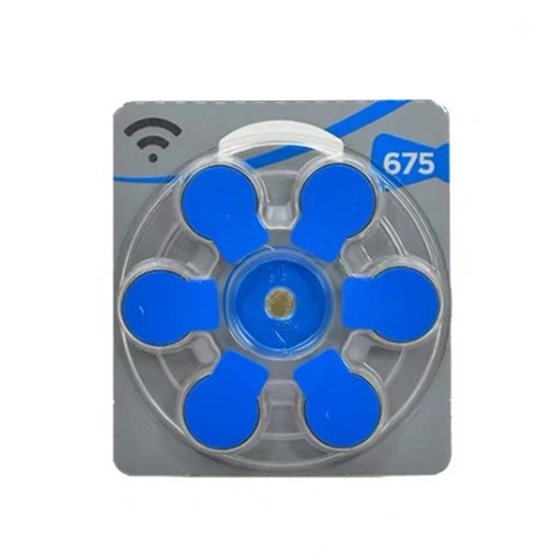 Аккумуляторы для слухового аппарата P675 675A 675 PR44 60 шт