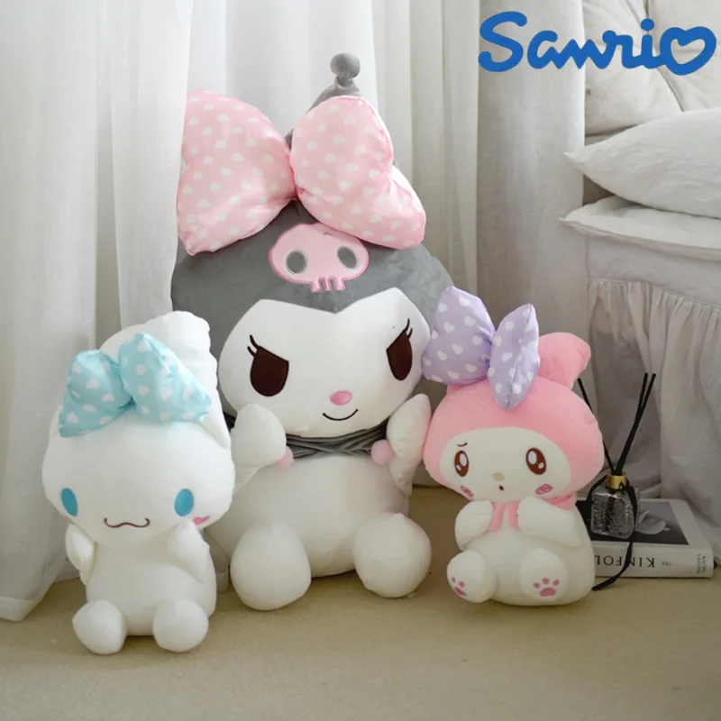 

40cm /70cm Sanrio Cinnamoroll Kuromi Melody Plush Doll Toys Kawayi Plush Cushion Pillow Room Decoration For Kids Birthday Gift