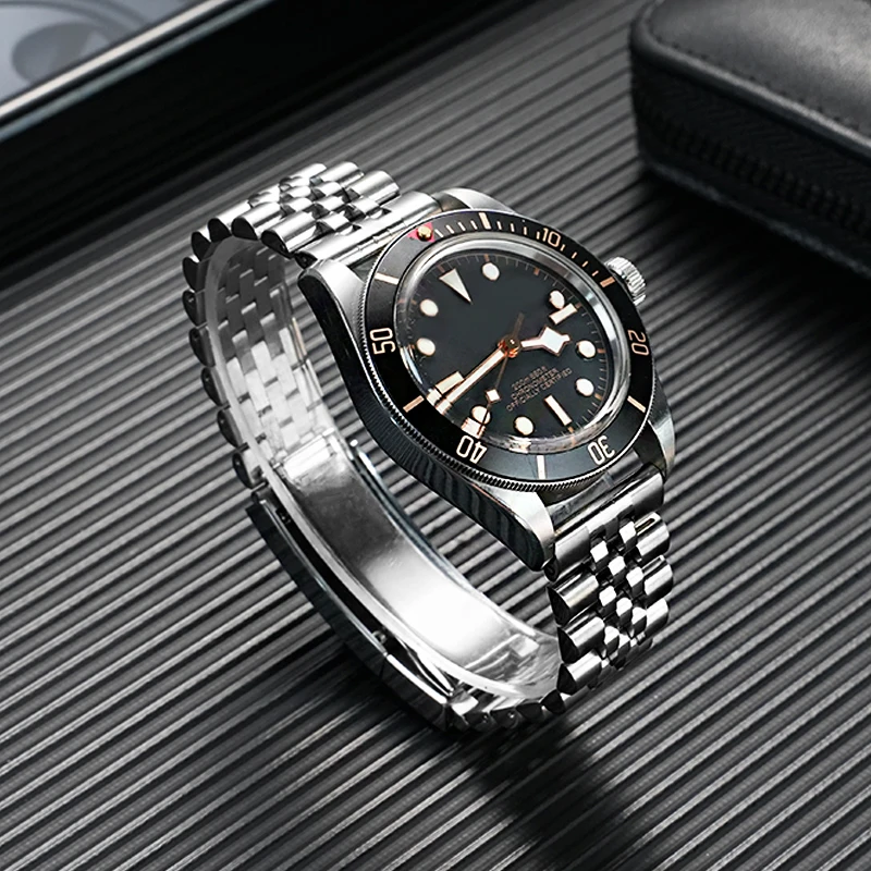 Фото Ремешок из нержавеющей стали 20 мм 22 мм для Tudor Black Bay 58, Rolex и Casio MDV106-107 -Jubilee, с плоскими/изогнутыми концами, для мужчин. №5