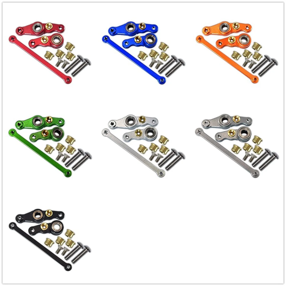 Металлические компоненты рулевого управления рулевой механизм в сборе для Tamiya