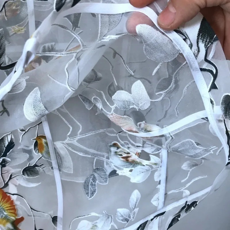 Прозрачная нишевая рубашка PFHQ из органзы оригинальные мужские рубашки с длинным