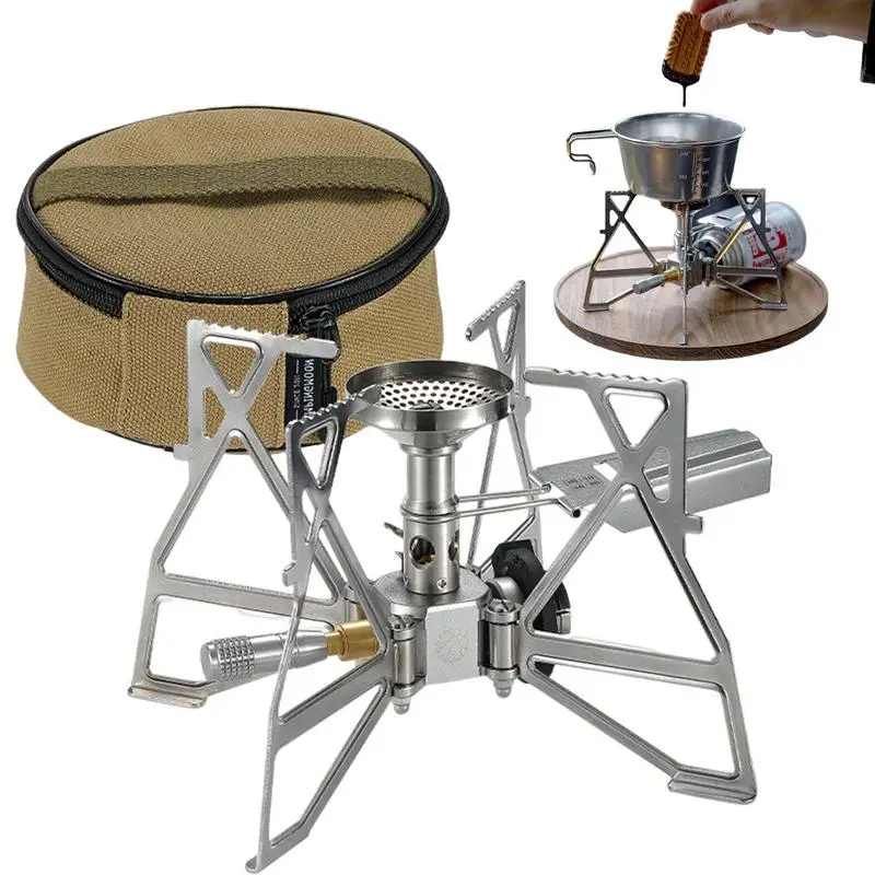 

Outdoor Camp Cooking Stove Kitchen Equipment Cooktop Grill Burner Outdoor Cooking Stoves Portable Stove Carrying Case Cooking