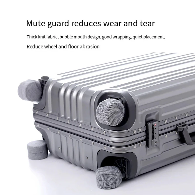 4 шт./компл. вязаный чехол на колесо для багажа универсальный многофункциональный