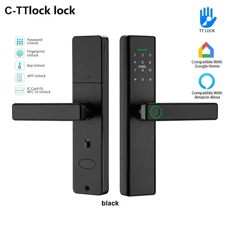 TTlcok Smart Digital Lock Электронный замок с отпечатком пальца пароль IC карта NFC APP ключ дистанционный переключатель