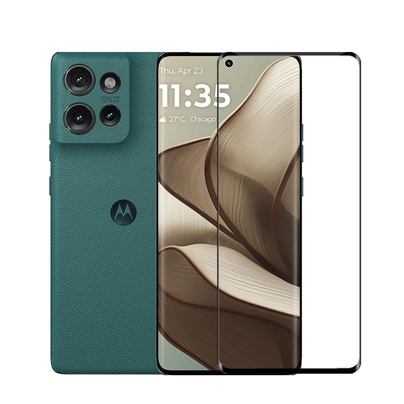Полноэкранное стекло для Motorola Edge 50 Защитная пленка экрана закаленное 3D телефона