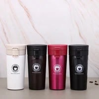 380ml mini cute coffee vacuum flasks thermos stainless steel travel drink water bottle thermoses cups and mugs