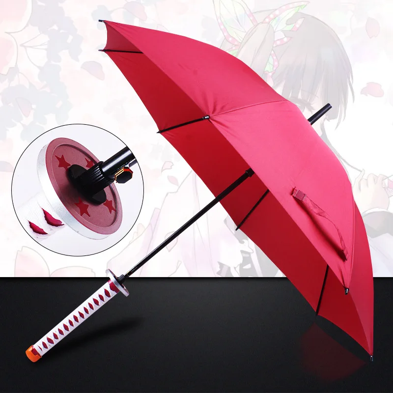 

Зонт для самообороны для девушек, двусторонний Большой мощный длинный зонт, красный, Азиатский, инвертированный, китайский, дождевая Экипир...