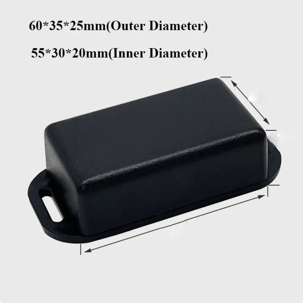 ABS пластиковый бокс для электроники черный 9 стилей