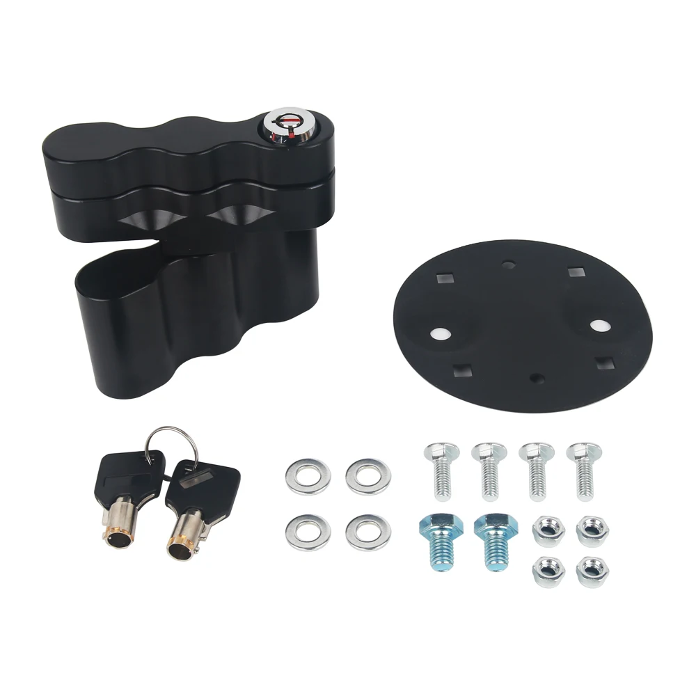 Крепление для газового баллона с замком топливного контейнера фиксирующее