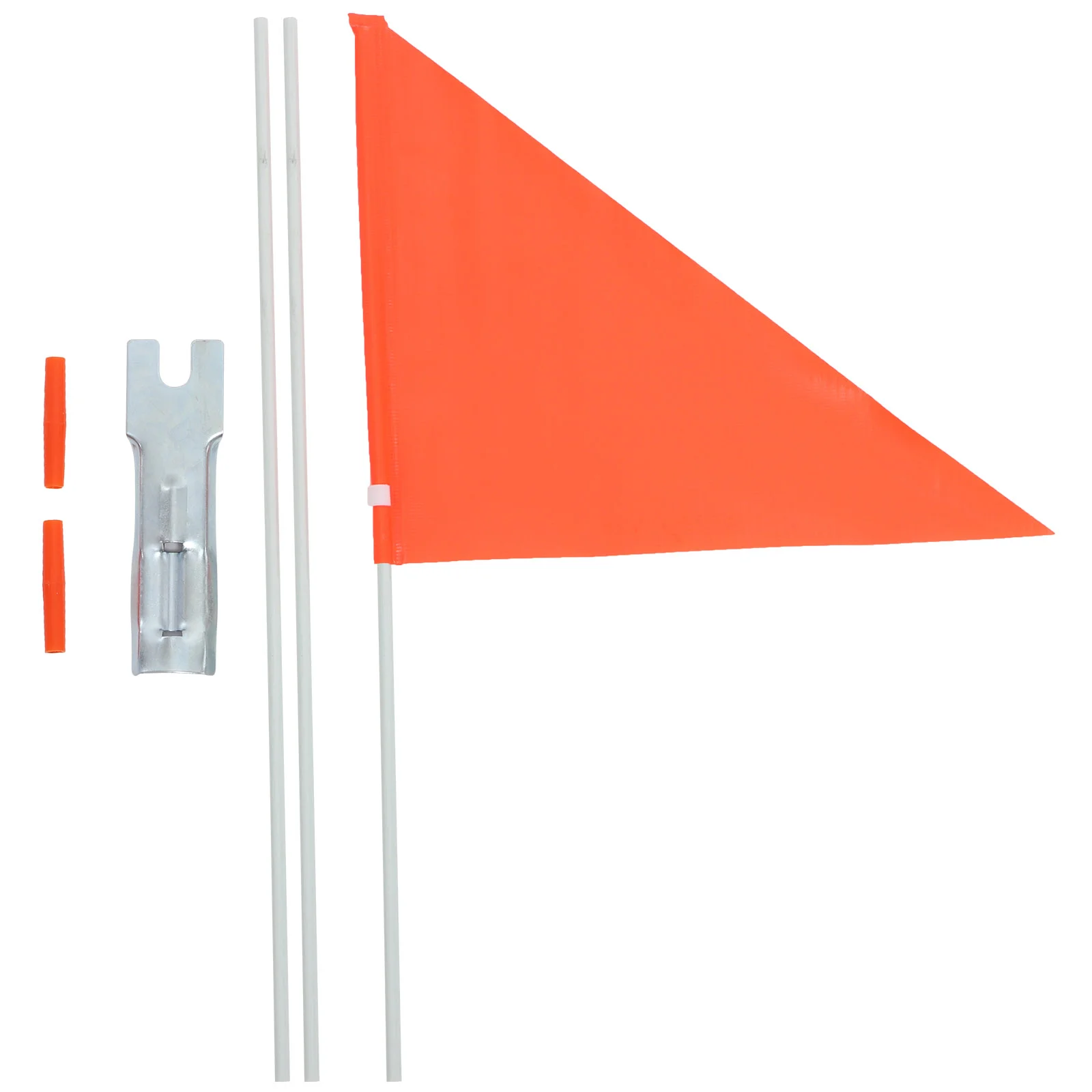 

Flag Bike Bicycle Pole Flags Safety Cycling Warning Trailer Reflective Pennant Handlebar Sign Adjustable Kids Bikes Mounting