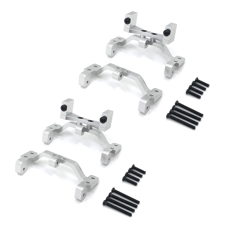 

2X For MN D90 D91 D96 MN99S 1/12 RC Car Upgrade Parts Metal Pull Rod Base Seat & Axle Up Servo Bracket Mount