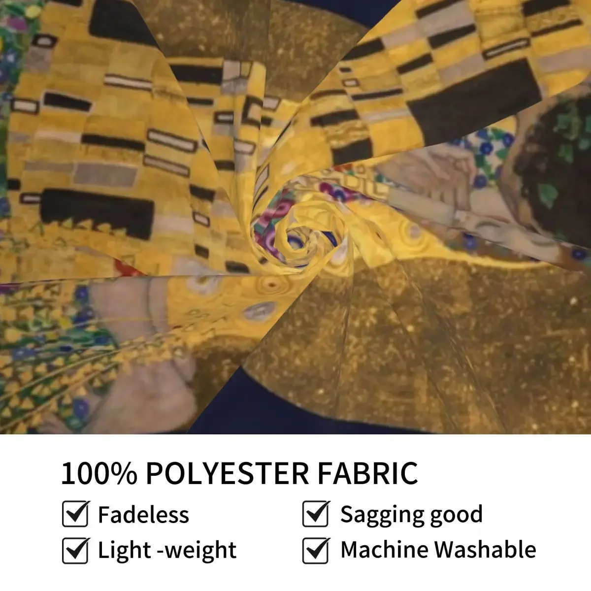 Гобелен Австрия. Вена. Поцелуй Климта. Деталь