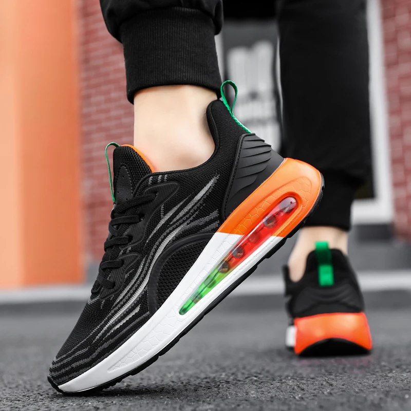 NEW Anti-Slip Breathable Men's Casual Sneakers Adult Teenagers Outdoor Running Shoes Walking Shoes School Sports Shoes 39-44