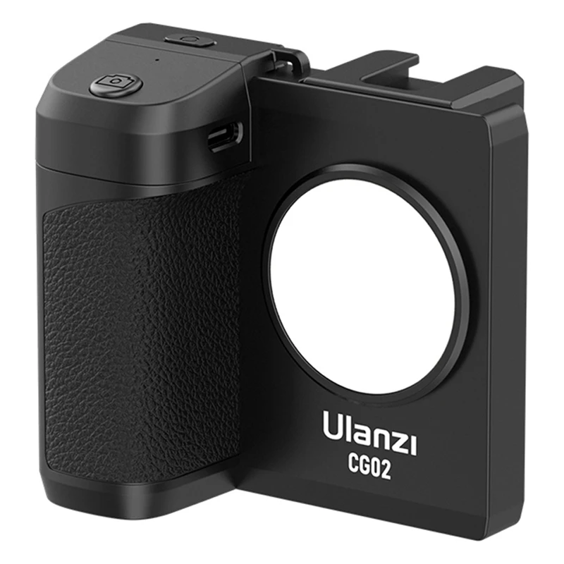 Ulanzi CG02 Smartphone Handheld Selfie Grip Bluetooth Remote With Fill Light Handle CRI 95+ 15M Zoom
