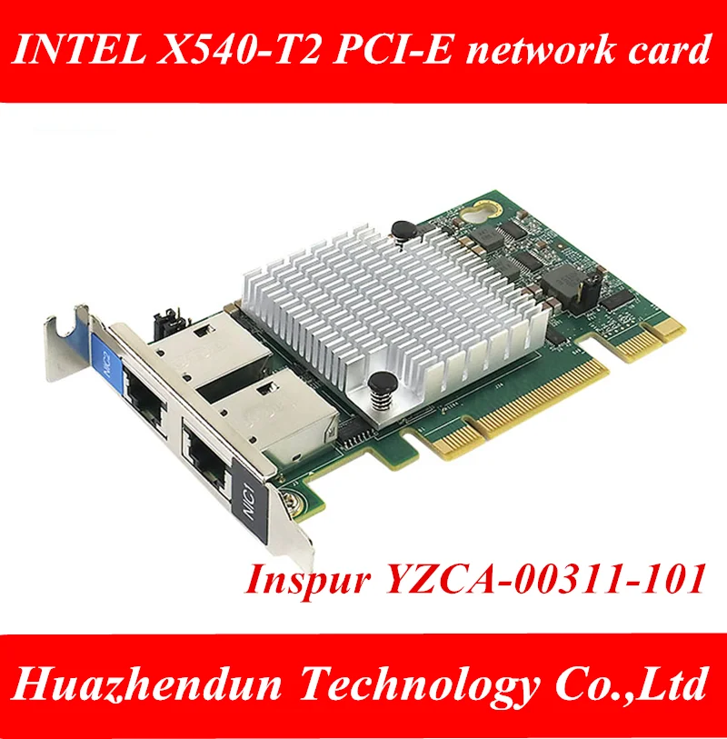 

Original for INTEL X540-T2 PCI-E dual port 10 Gigabit electrical interface network card RJ45 Inspur YZCA-00311-101