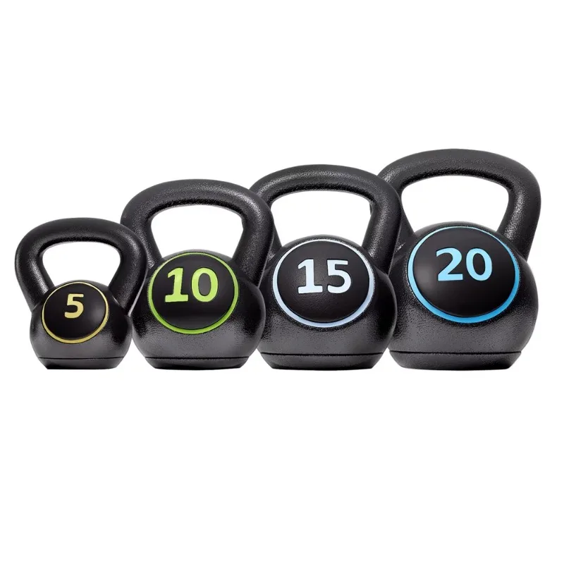 

SmileMart 50 Lbs Coated Kettlebell Set for Home Gym Fitness