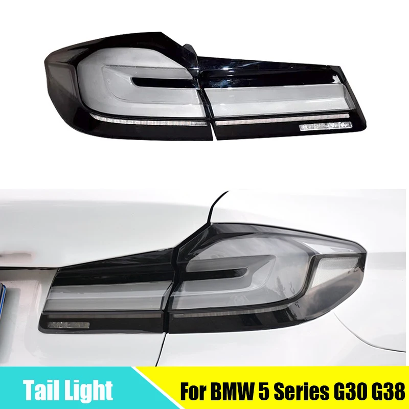 

Задний фонарь для BMW 5 серии G30 G38 2018-2020, динамический сигнал поворота, DRL, задний тормоз, автомобильные аксессуары, задний фонарь в сборе