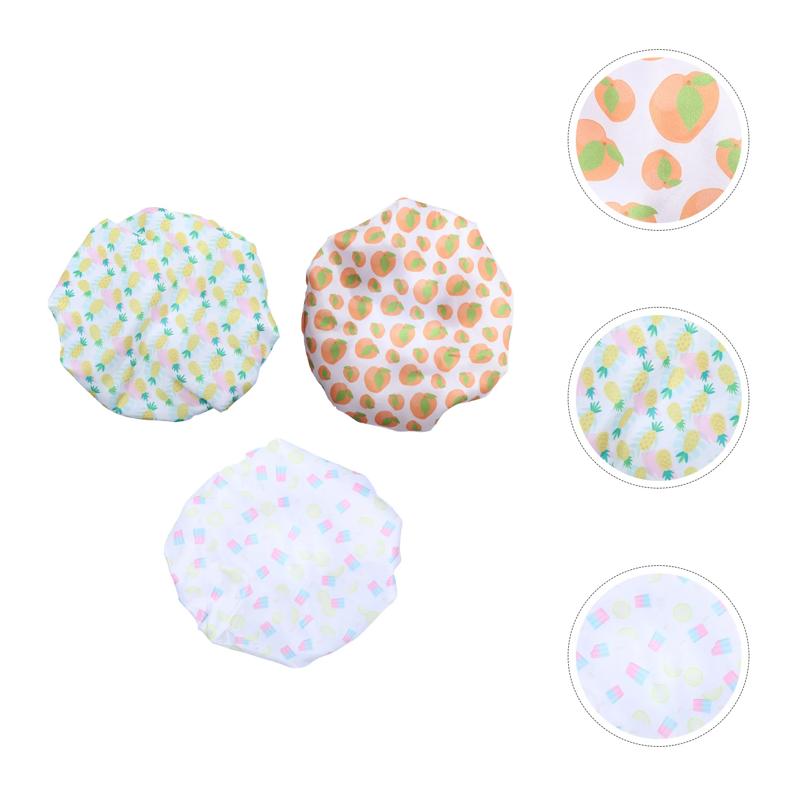 

Cap Shower Bonnet Hat Satin Bath Caps Hair Women Night Elastic Sleeping Beanie Turban Reusable Processing Haircare Care Cooking