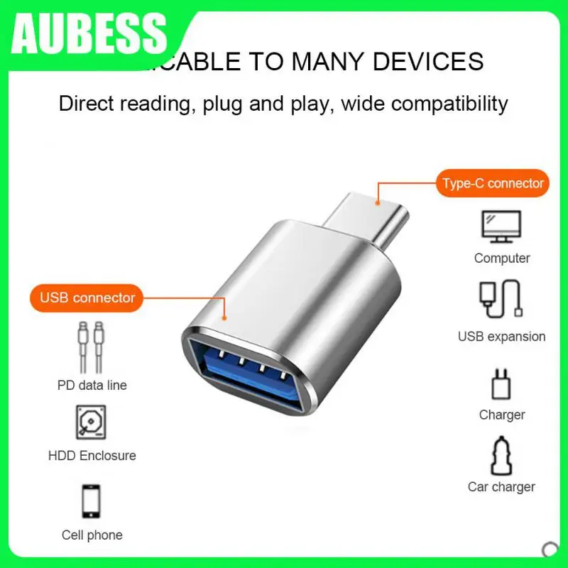 

Durable Usb 3.0 To Type C Otg Adapters 5gbps Super Speed Connector Adapter Aluminum For Samsung Xiaomi Micro For Macbook Laptop