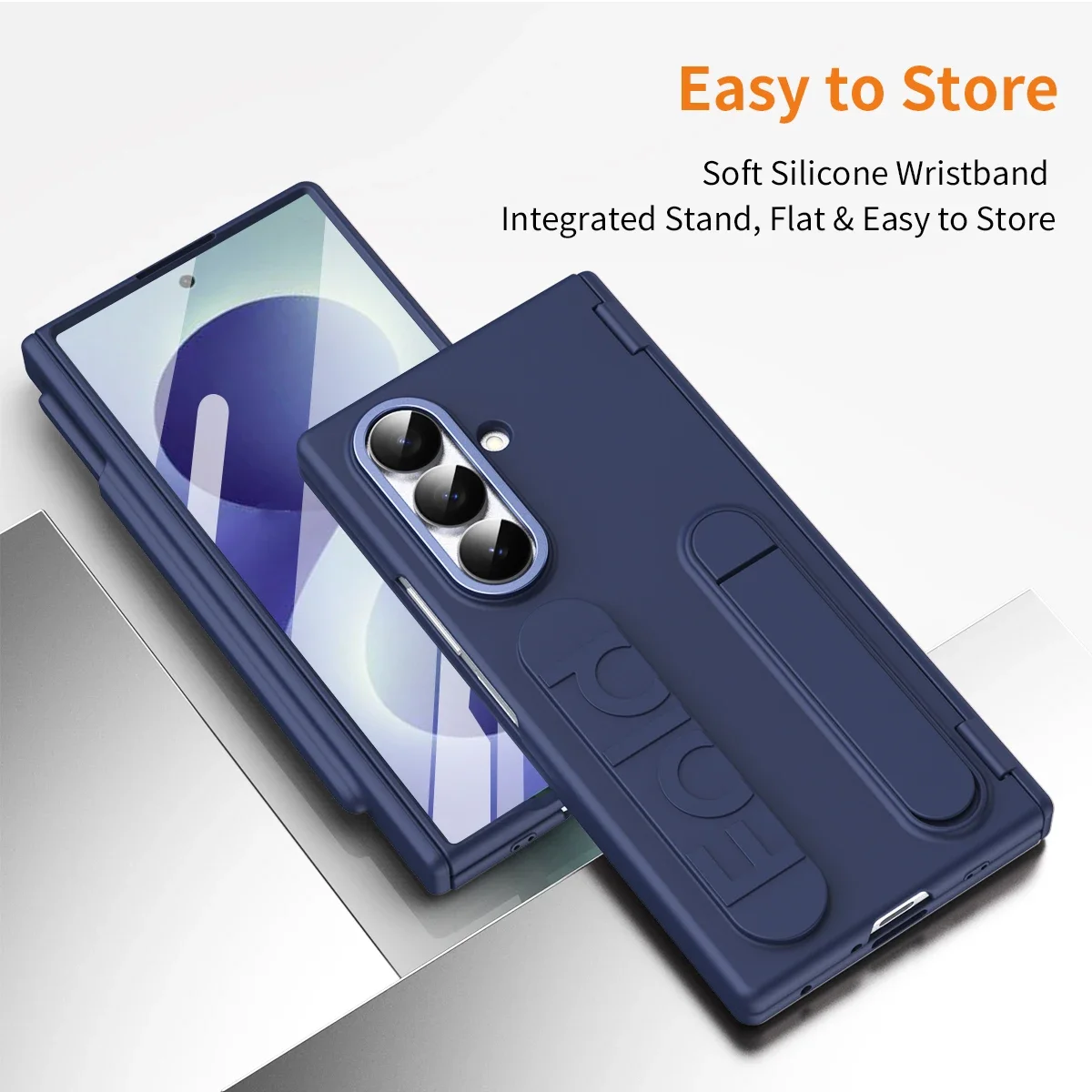Фото Чехол-держатель для Samsung Galaxy Z Fold 8 Ultra/7 с отсеком для стилуса и защитной пленкой для экрана S Pen №2
