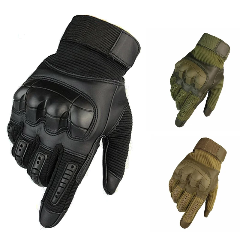 

Tactical Gloves Touch Screen Full Finger Sports Gloves For Hiking Cycling Military Men's Gloves Hard Knuckle Protection Gloves